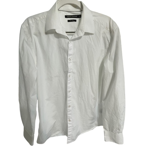 Lafayette Collection women LS Button Down Shirt size 41/42 - Picture 5 of 15